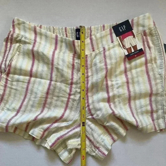 GAP Women’s XL Linen Shorts Pull-On Elastic Waist Lightweight Summer Casual - Picture 5 of 12